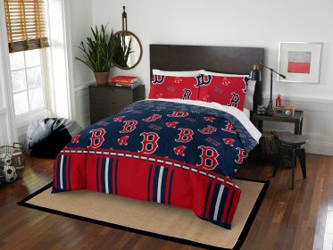 Boston Red Sox OFFICIAL MLB Queen Bed In Bag Set - 1MLB/87500/I004/EDC