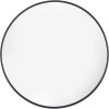 Black 30 IN Metal Round mirror - 1