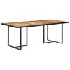 Dining Table 78.7" Rough Mango Wood - Brown