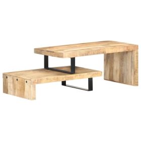 2 Piece Coffee Table Set Solid Mango Wood - 320392