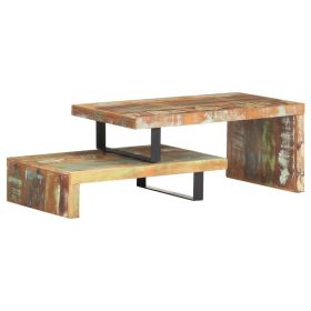 2 Piece Coffee Table Set Solid Reclaimed Wood - 320393