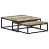 Nesting Coffee Tables 2 pcs Solid Reclaimed Wood - 320390