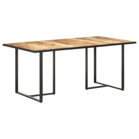 Dining Table 70.9" Rough Mango Wood - Brown