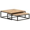 Nesting Coffee Tables 2 pcs Solid Mango Wood - 320389