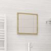 Bathroom Mirror Sonoma Oak 15.7"x0.6"x14.6" Engineered Wood - Brown