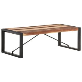 Coffee Table 47.2"x23.6"x15.7" Solid Wood with Sheesham Finish - Brown