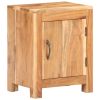 Bedside Cabinet 15.7"x11.8"x19.7" Solid Acacia Wood - Brown