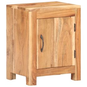 Bedside Cabinet 15.7"x11.8"x19.7" Solid Acacia Wood - Brown