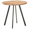 Dining Table 31.5" Solid Acacia Wood - Brown