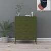 Chest of Drawers Olive Green 31.5"x13.8"x40" Steel - Green