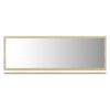 Bathroom Mirror White and Sonoma Oak 39.4"x4.1"x14.6" Engineered Wood - Beige