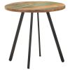 Dining Table 31.5" Solid Reclaimed Wood - Multicolour