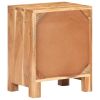 Bedside Cabinet 15.7"x11.8"x19.7" Solid Acacia Wood - Brown