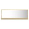 Bathroom Mirror Sonoma Oak 39.4"x4.1"x14.6" Engineered Wood - Brown