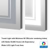 7 Size LED Bathroom Mirror Wall Mounted Vanity Mirror Anti-Fog Mirror Dimmable Lights with Touch Switch(Horizontal/Vertical) - 24"*32"