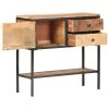 Sideboard 33.5"x11.8"x31.5" Rough Mango Wood - Brown