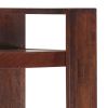 Book Cabinet Honey Brown 33.5"x11.8"x65.4" Solid Acacia Wood - Brown