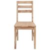 Dining Chairs 6 pcs Solid Acacia Wood - Brown