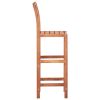 Bar Stools 2 pcs Solid Acacia Wood - Brown