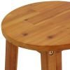 Bar Stools 6 pcs Solid Acacia Wood - Brown