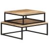 Nesting Coffee Tables 2 pcs Solid Mango Wood - 320389