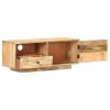 TV Cabinet 35.4"x11.8"x13.8" Solid Mango Wood - 320466