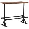 Bar Set 5 Piece Solid Reclaimed Wood - Brown