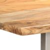 Dining Table 70.9"x35.4"x29.9" Solid Acacia Wood - Brown