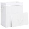 Bamboo Laundry Basket White 26.4 gal - White