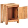 Bedside Cabinet 15.7"x11.8"x19.7" Solid Acacia Wood - Brown