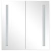 LED Bathroom Mirror Cabinet 24.4"x5.5"x23.6" - Anthracite