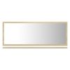 Bathroom Mirror White and Sonoma Oak 35.4"x4.1"x14.6" Engineered Wood - Beige