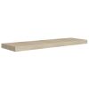 Floating Wall Shelves 2 pcs Oak 35.4"x9.3"x1.5" MDF - Brown