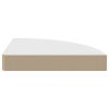 Floating Corner Shelves 4 pcs White 9.8"x9.8"x1.5" MDF - White