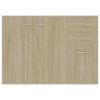 Sideboard Sonoma Oak 41.3"x11.8"x29.5" Engineered Wood - Beige