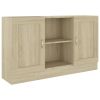 Sideboard Sonoma Oak 47.2"x12"x27.6" Engineered Wood - Brown