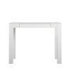 Parsons Desk;  White Laminated MDF - white