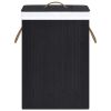 Bamboo Laundry Basket Black - Black