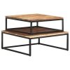 Nesting Coffee Tables 2 pcs Solid Acacia Wood - 320391