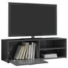 TV Cabinet High Gloss Gray 47.2"x13.4"x14.6" Engineered Wood - Grey