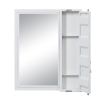 Cargo Vanity Mirror; White YJ - 35908