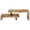 2 Piece Coffee Table Set Solid Reclaimed Wood - 320393