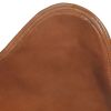 Foldable Butterfly Chair Brown Real Leather - Brown