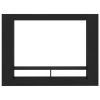 TV Cabinet Black 59.8"x8.7"x44.5" Engineered Wood - Black