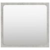 Bathroom Mirror Concrete Gray 15.7"x0.6"x14.6" Engineered Wood - Grey