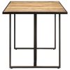 Dining Table 78.7" Rough Mango Wood - Brown